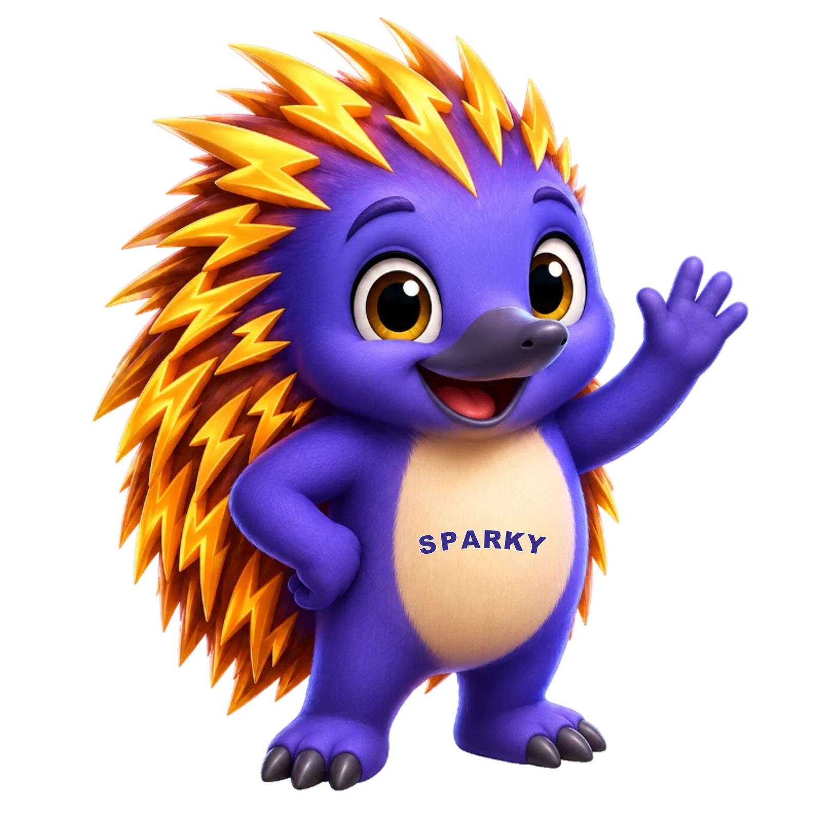 Sparky, the LearnSpark learning companion
